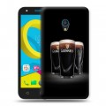 Дизайнерский пластиковый чехол для Alcatel U5 Guinness