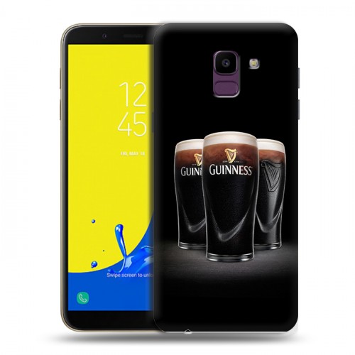 Дизайнерский пластиковый чехол для Samsung Galaxy J6 Guinness