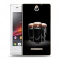 Дизайнерский пластиковый чехол для Sony Xperia E Guinness