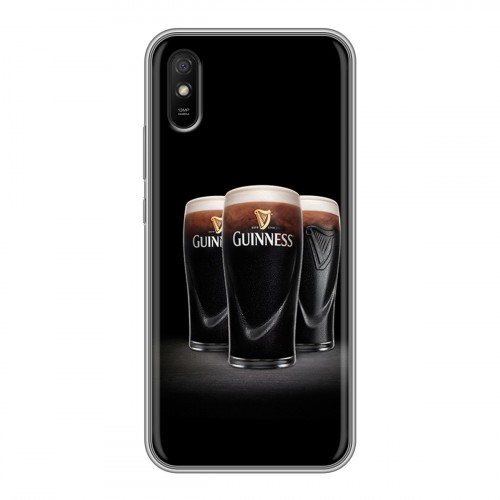 Дизайнерский силиконовый с усиленными углами чехол для Xiaomi RedMi 9A Guinness