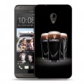 Дизайнерский пластиковый чехол для HTC Desire 700 Guinness