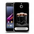 Дизайнерский силиконовый чехол для Sony Xperia E1 Guinness