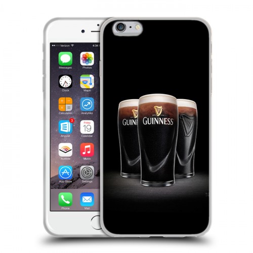 Дизайнерский силиконовый чехол для Iphone 6 Plus/6s Plus Guinness