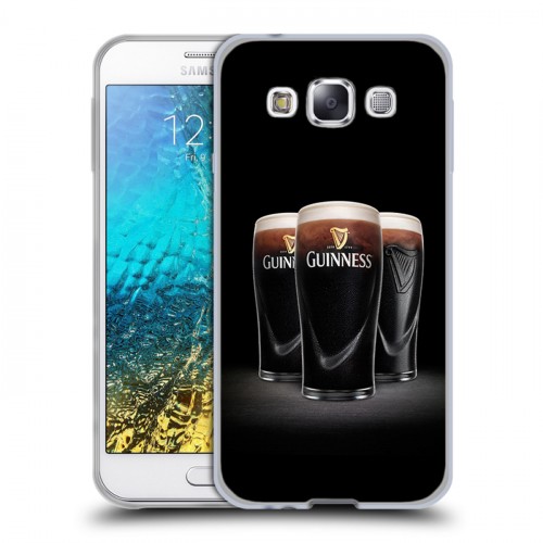 Дизайнерский пластиковый чехол для Samsung Galaxy E5 Guinness