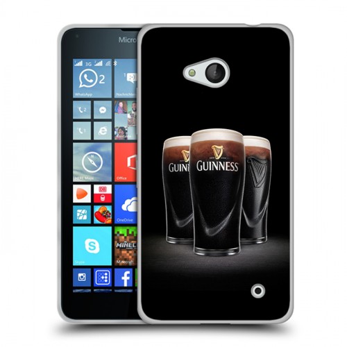 Дизайнерский пластиковый чехол для Microsoft Lumia 640 Guinness