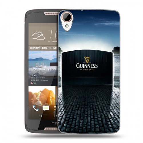 Дизайнерский пластиковый чехол для HTC Desire 828 Guinness