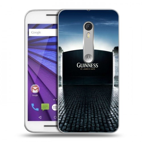 Дизайнерский пластиковый чехол для Lenovo Moto G Guinness