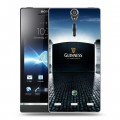 Дизайнерский пластиковый чехол для Sony Xperia S Guinness