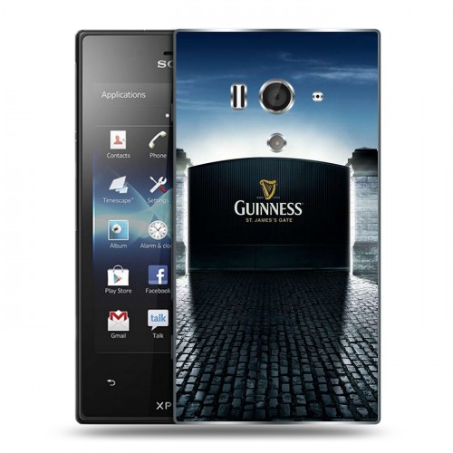 Дизайнерский пластиковый чехол для Sony Xperia acro S Guinness