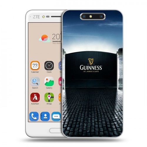 Дизайнерский пластиковый чехол для ZTE Blade V8 Guinness