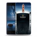 Дизайнерский пластиковый чехол для Nokia 8 Guinness