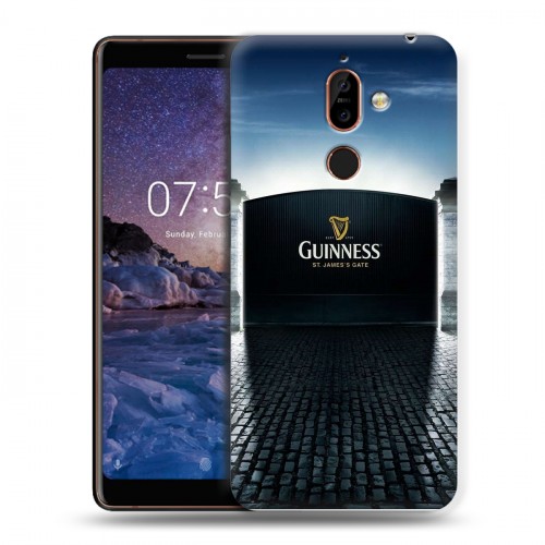 Дизайнерский пластиковый чехол для Nokia 7 Plus Guinness