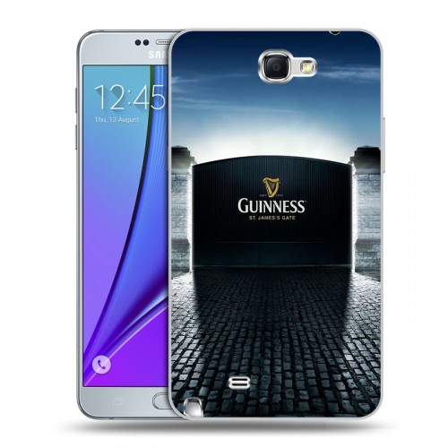 Дизайнерский пластиковый чехол для Samsung Galaxy Note 2 Guinness