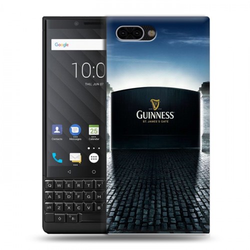 Дизайнерский пластиковый чехол для BlackBerry KEY2 Guinness