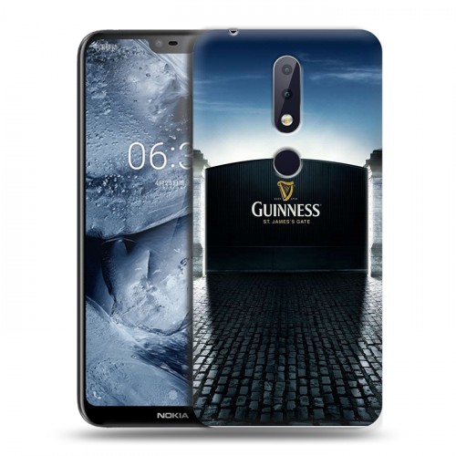 Дизайнерский силиконовый чехол для Nokia 6.1 Plus Guinness