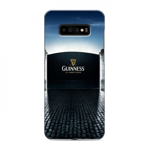 Дизайнерский пластиковый чехол для Samsung Galaxy S10 Plus Guinness