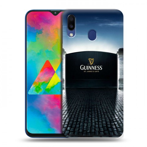 Дизайнерский пластиковый чехол для Samsung Galaxy M20 Guinness