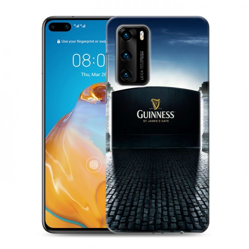 Дизайнерский пластиковый чехол для Huawei P40 Guinness