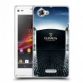 Дизайнерский пластиковый чехол для Sony Xperia L Guinness