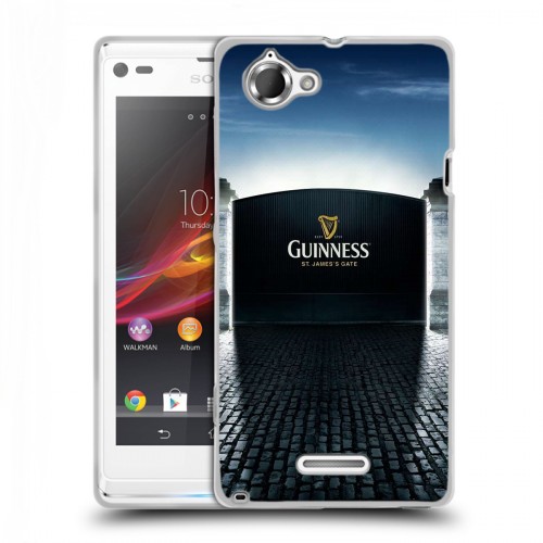 Дизайнерский пластиковый чехол для Sony Xperia L Guinness