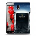 Дизайнерский пластиковый чехол для LG Optimus G Guinness