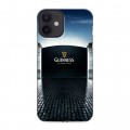 Дизайнерский силиконовый с усиленными углами чехол для Iphone 12 Mini Guinness