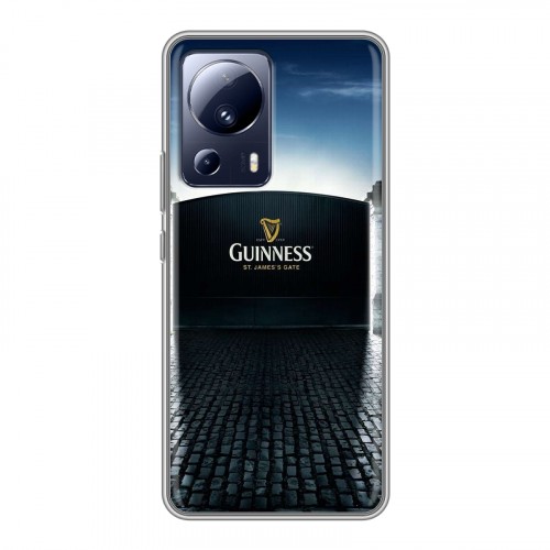 Дизайнерский силиконовый чехол для Xiaomi 13 Lite Guinness