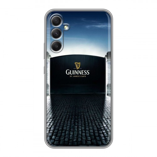 Дизайнерский силиконовый с усиленными углами чехол для Samsung Galaxy A34 5G Guinness