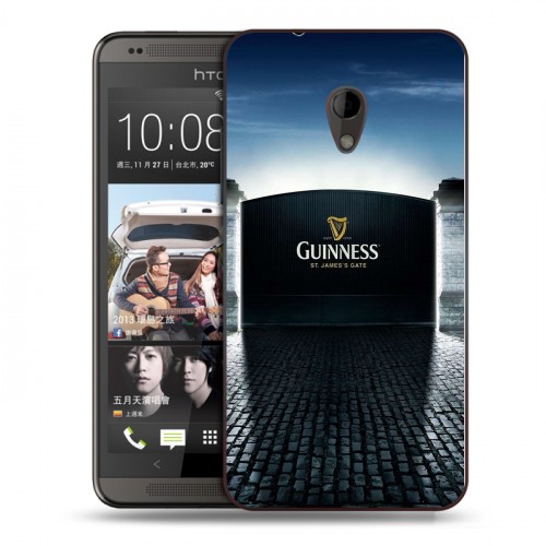 Дизайнерский пластиковый чехол для HTC Desire 700 Guinness
