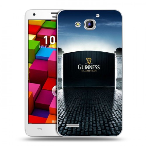 Дизайнерский пластиковый чехол для Huawei Honor 3x Guinness