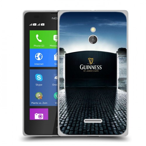 Дизайнерский силиконовый чехол для Nokia XL Guinness