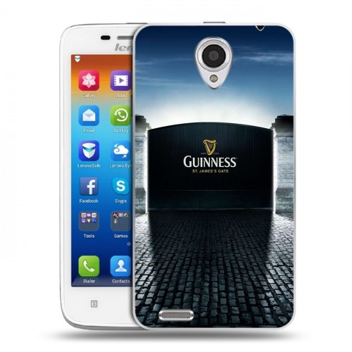 Дизайнерский пластиковый чехол для Lenovo S650 Ideaphone Guinness