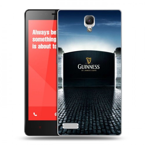 Дизайнерский силиконовый чехол для Xiaomi RedMi Note Guinness