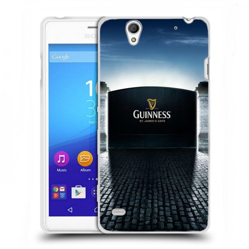 Дизайнерский пластиковый чехол для Sony Xperia C4 Guinness