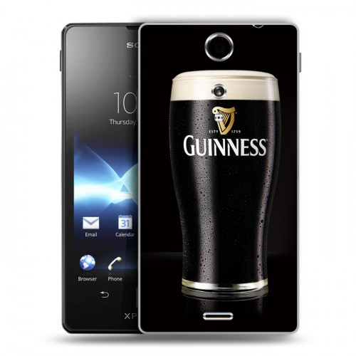 Дизайнерский пластиковый чехол для Sony Xperia TX Guinness