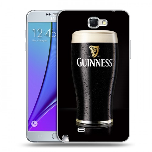 Дизайнерский пластиковый чехол для Samsung Galaxy Note 2 Guinness