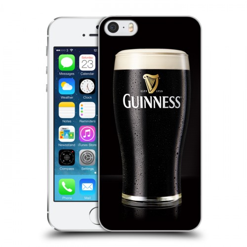 Дизайнерский пластиковый чехол для Iphone 5s Guinness