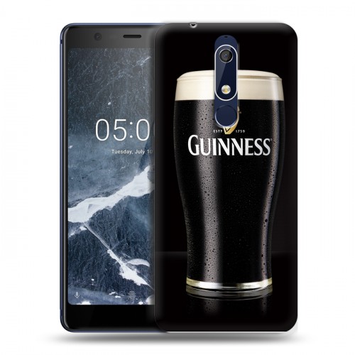 Дизайнерский пластиковый чехол для Nokia 5.1 Guinness