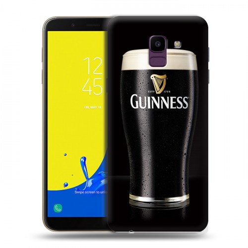 Дизайнерский пластиковый чехол для Samsung Galaxy J6 Guinness