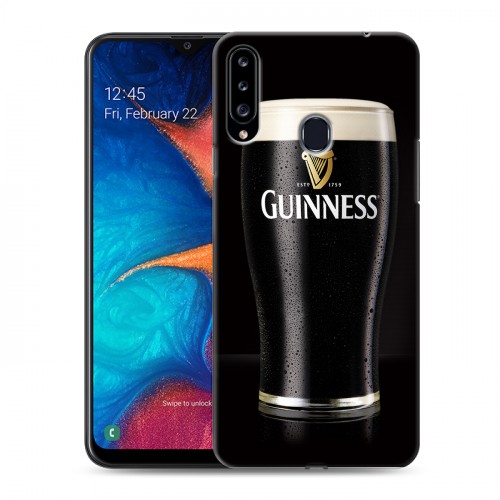 Дизайнерский пластиковый чехол для Samsung Galaxy A20s Guinness