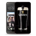 Дизайнерский пластиковый чехол для HTC Desire 700 Guinness