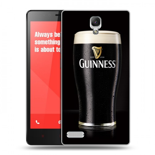 Дизайнерский силиконовый чехол для Xiaomi RedMi Note Guinness