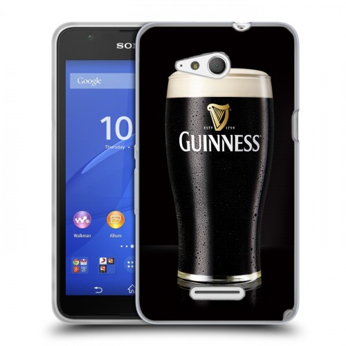 Дизайнерский пластиковый чехол для Sony Xperia E4g Guinness