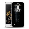 Дизайнерский пластиковый чехол для LG K8 Guinness