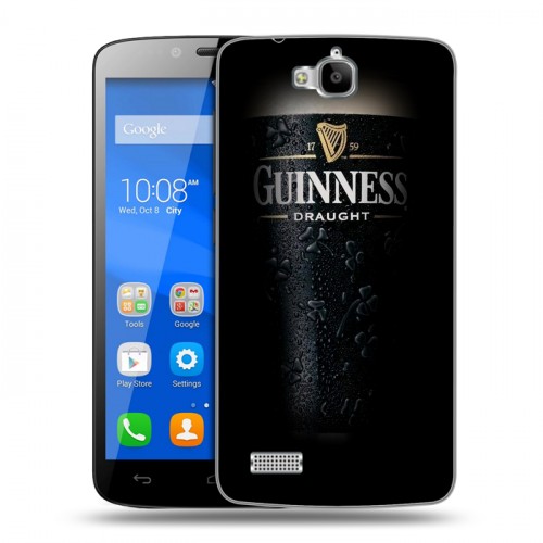 Дизайнерский пластиковый чехол для Huawei Honor 3C Lite Guinness