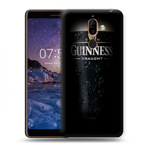 Дизайнерский пластиковый чехол для Nokia 7 Plus Guinness