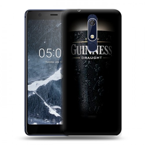 Дизайнерский пластиковый чехол для Nokia 5.1 Guinness