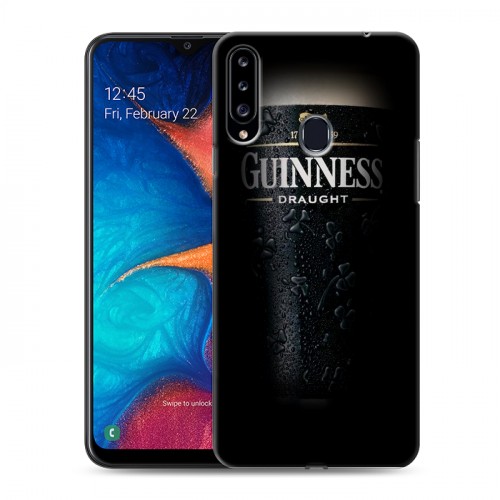 Дизайнерский пластиковый чехол для Samsung Galaxy A20s Guinness