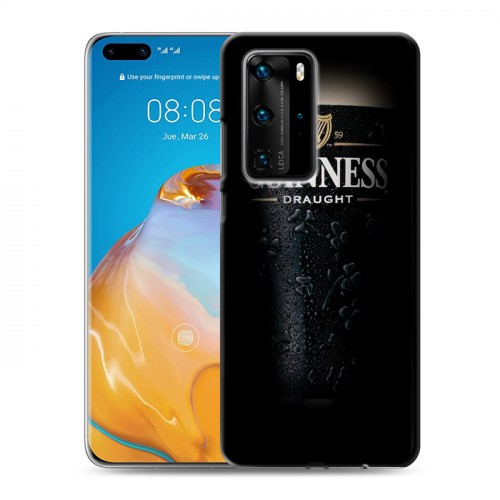 Дизайнерский пластиковый чехол для Huawei P40 Pro Guinness