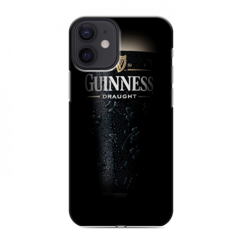 Дизайнерский силиконовый с усиленными углами чехол для Iphone 12 Mini Guinness